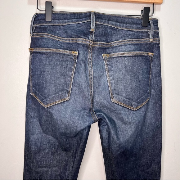 Frame Le High Skinny Jeans Dark Wash Size 26 Denim Casual - Picture 8 of 16